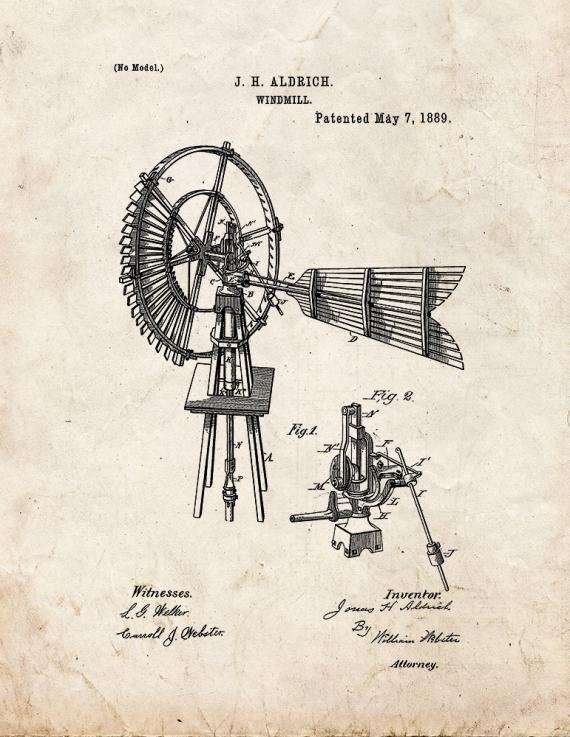 Patent Blueprint 2878 1 12 A4 Photo Print