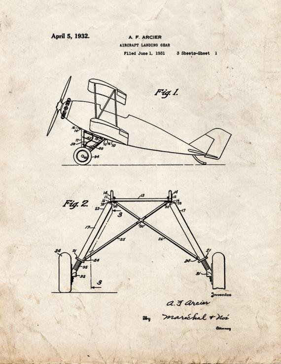 Patent Blueprint 288 1 12 A4 Photo Print