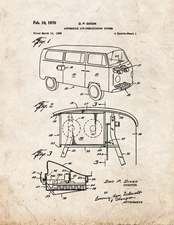 Patent Blueprint 2886 1 12 A4 Photo Print