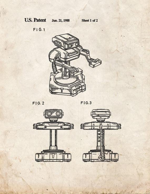 Patent Blueprint 2890 2 12 A4 Photo Print