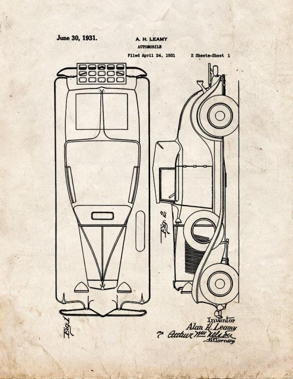 Patent Blueprint 2899 1 12 A4 Photo Print