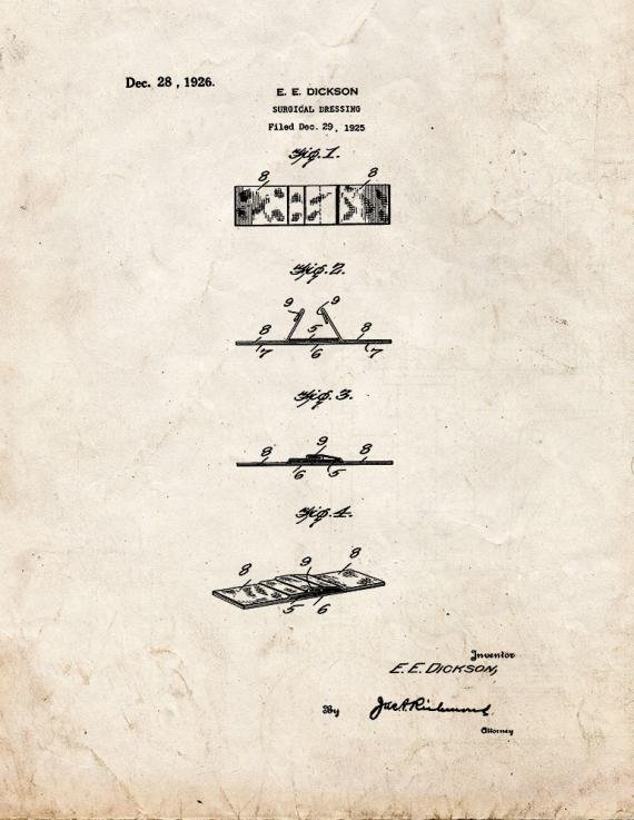 Patent Blueprint 290 1 12 A4 Photo Print