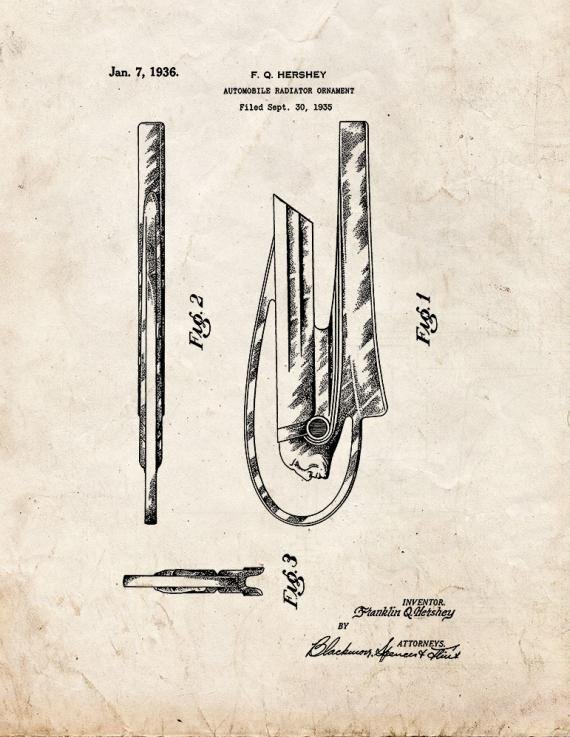 Patent Blueprint 2904 1 12 A4 Photo Print