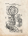Patent Blueprint 2906 1 12 A4 Photo Print