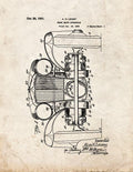Patent Blueprint 2909 1 12 A4 Photo Print