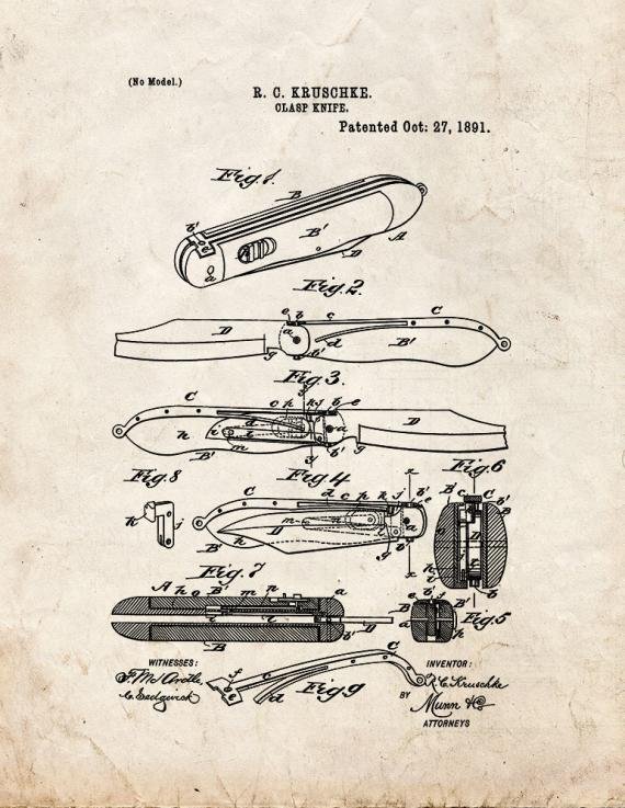 Patent Blueprint 2912 1 12 A4 Photo Print