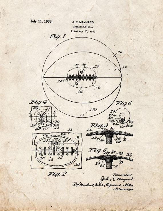 Patent Blueprint 2916 1 12 A4 Photo Print