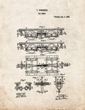 Patent Blueprint 2917 1 12 A4 Photo Print