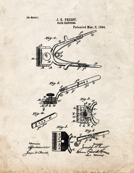Patent Blueprint 2925 1 12 A4 Photo Print
