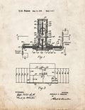 Patent Blueprint 2929 2 12 A4 Photo Print