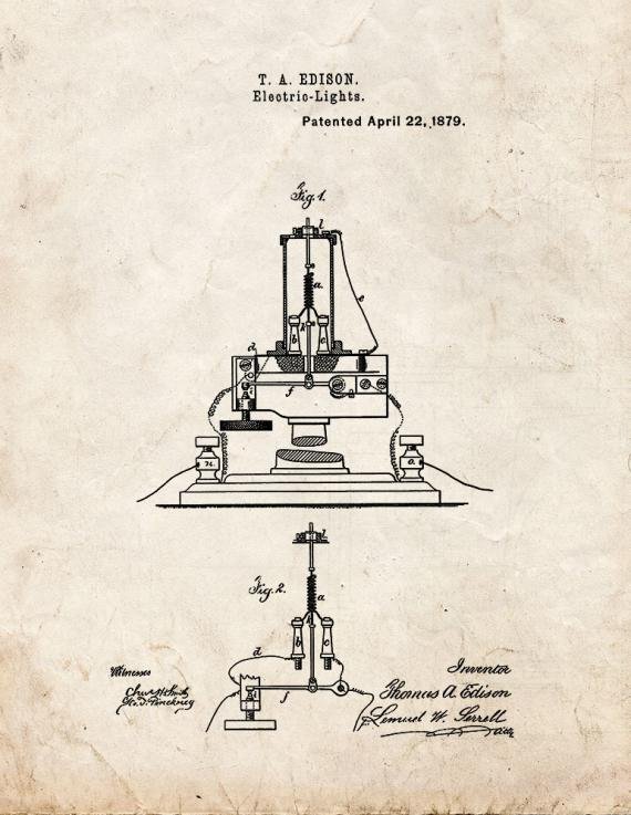 Patent Blueprint 2931 1 12 A4 Photo Print