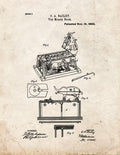 Patent Blueprint 2934 1 12 A4 Photo Print