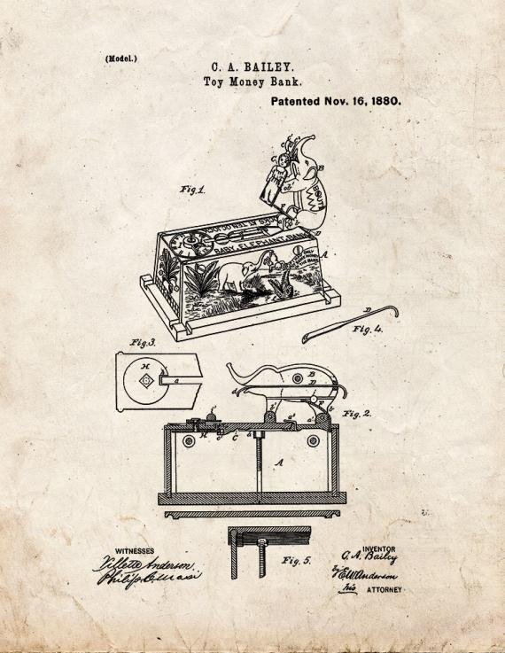 Patent Blueprint 2934 1 12 A4 Photo Print