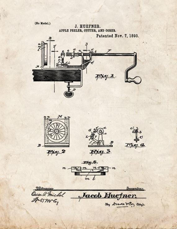 Patent Blueprint 2940 1 12 A4 Photo Print