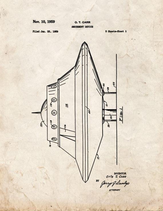 Patent Blueprint 2943 1 12 A4 Photo Print