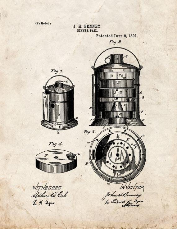 Patent Blueprint 2948 1 12 A4 Photo Print