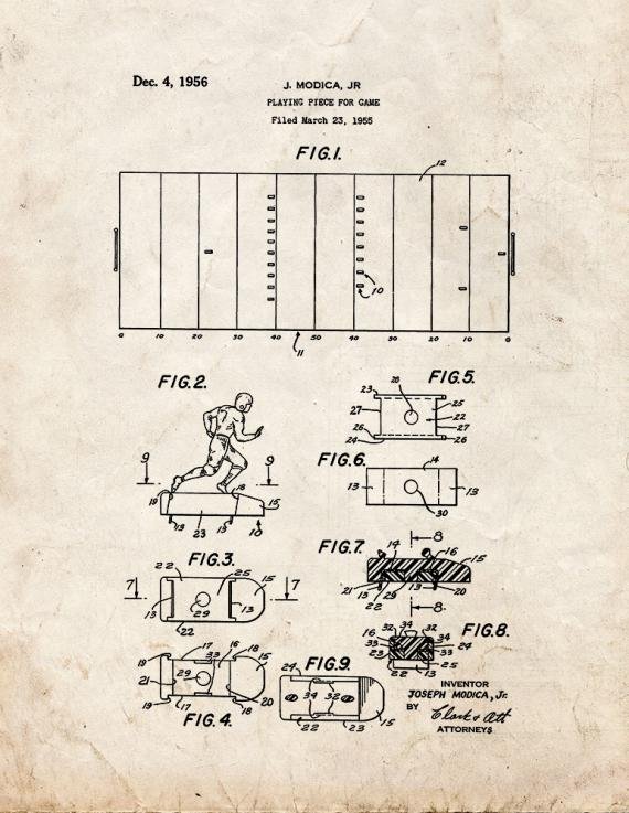 Patent Blueprint 295 1 12 A4 Photo Print