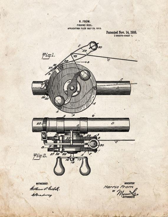 Patent Blueprint 2955 1 12 A4 Photo Print