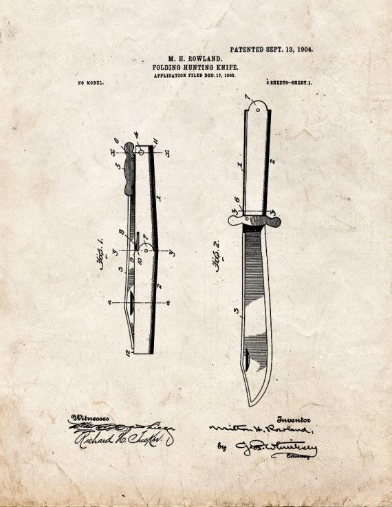 Patent Blueprint 2958 1 12 A4 Photo Print