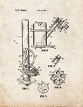 Patent Blueprint 2960 2 12 A4 Photo Print