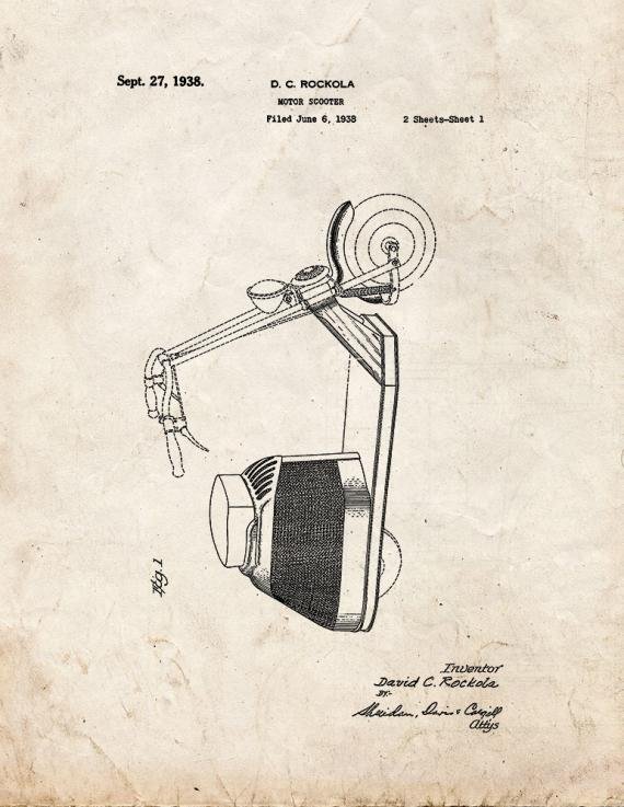 Patent Blueprint 2961 1 12 A4 Photo Print