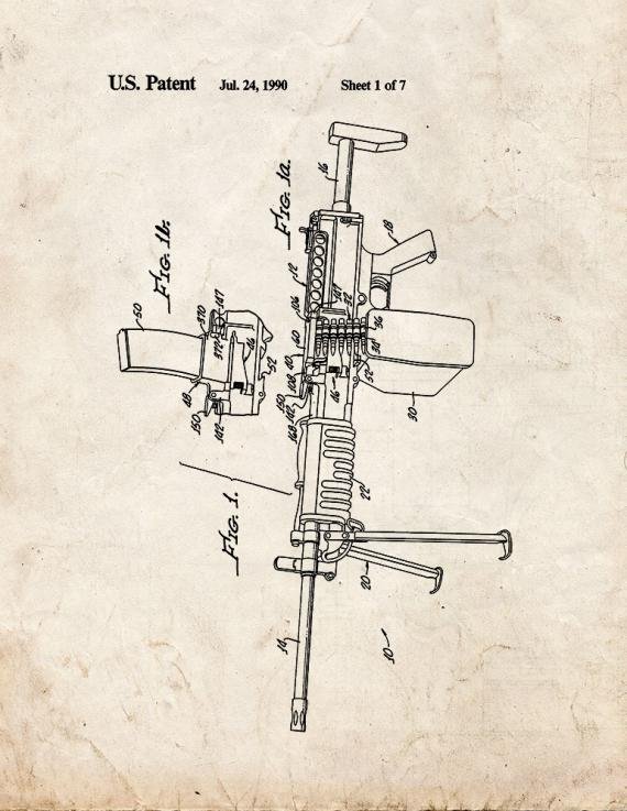 Patent Blueprint 2963 2 12 A4 Photo Print