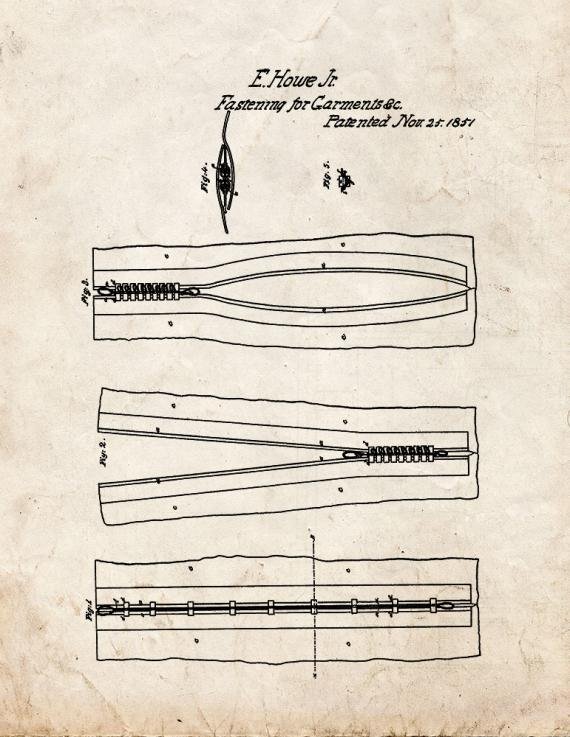 Patent Blueprint 2970 1 12 A4 Photo Print