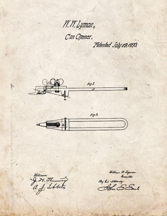 Patent Blueprint 2975 1 12 A4 Photo Print