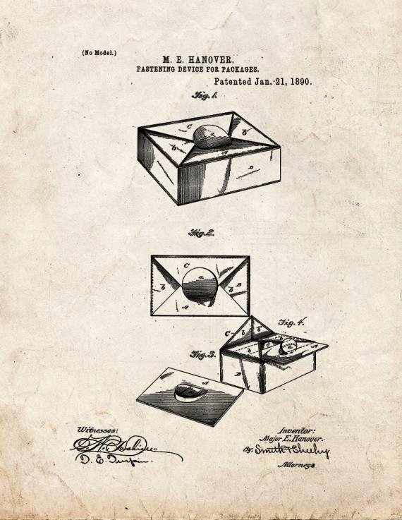 Patent Blueprint 2977 1 12 A4 Photo Print