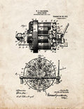 Patent Blueprint 2979 1 12 A4 Photo Print