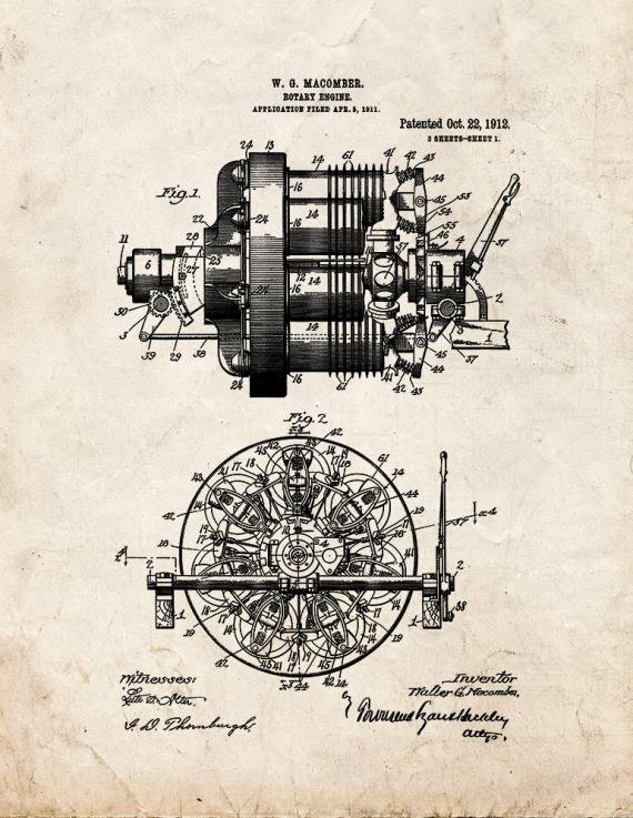 Patent Blueprint 2979 1 12 A4 Photo Print