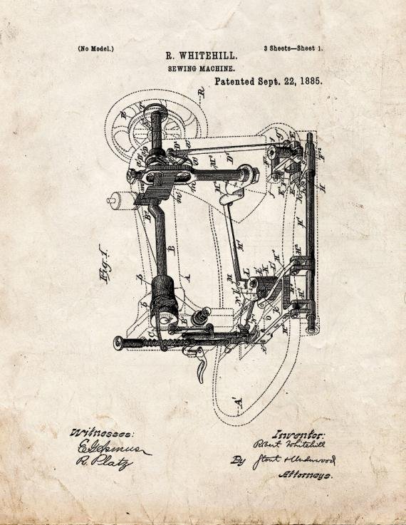 Patent Blueprint 2980 1 12 A4 Photo Print