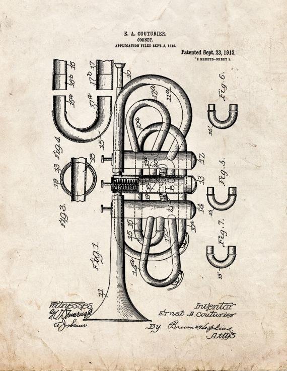 Patent Blueprint 2993 1 12 A4 Photo Print