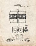 Patent Blueprint 2995 1 12 A4 Photo Print
