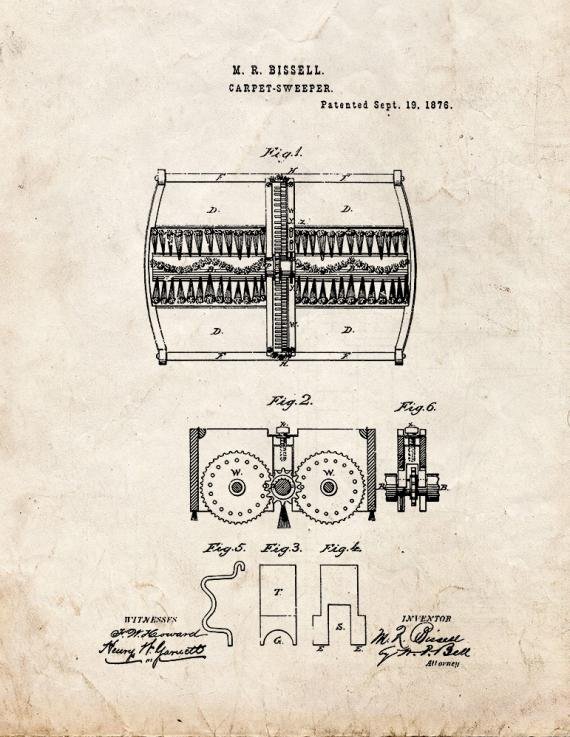 Patent Blueprint 2995 1 12 A4 Photo Print