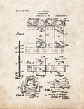 Patent Blueprint 2999 1 12 A4 Photo Print