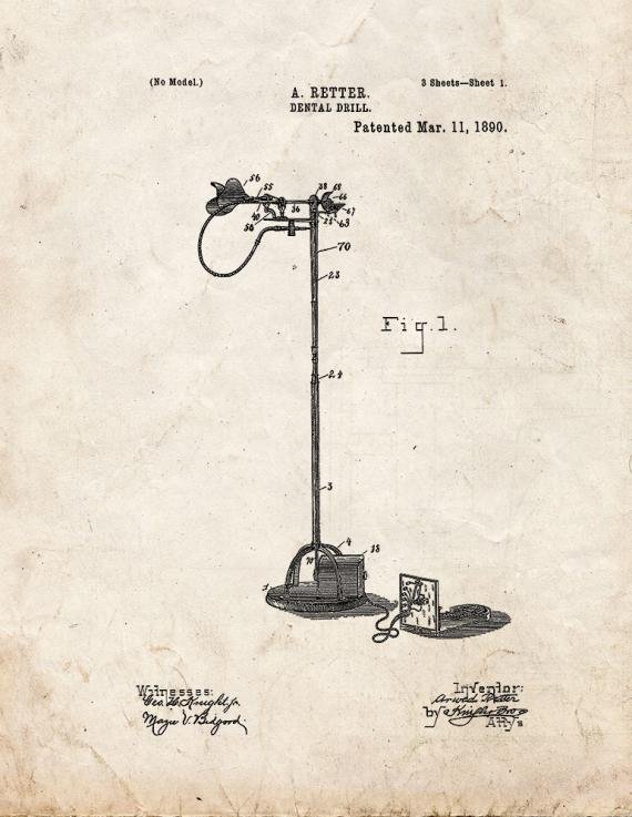 Patent Blueprint 3001 1 12 A4 Photo Print
