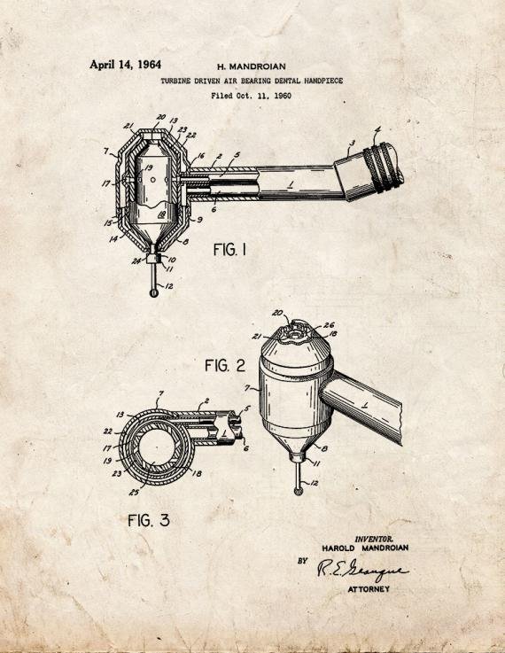 Patent Blueprint 3004 1 12 A4 Photo Print