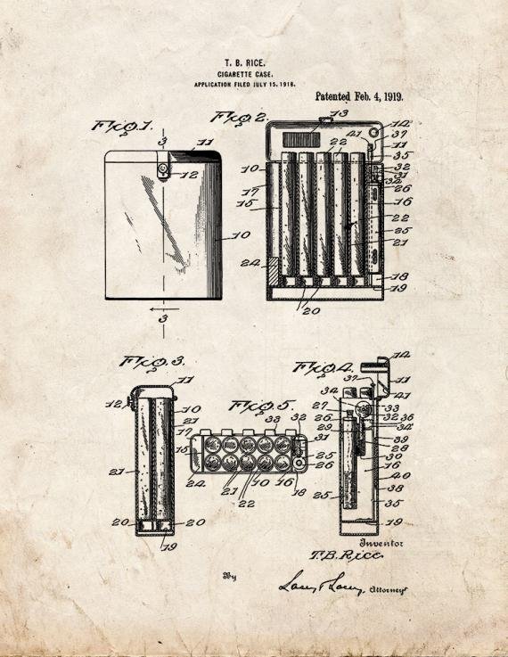 Patent Blueprint 3007 1 12 A4 Photo Print