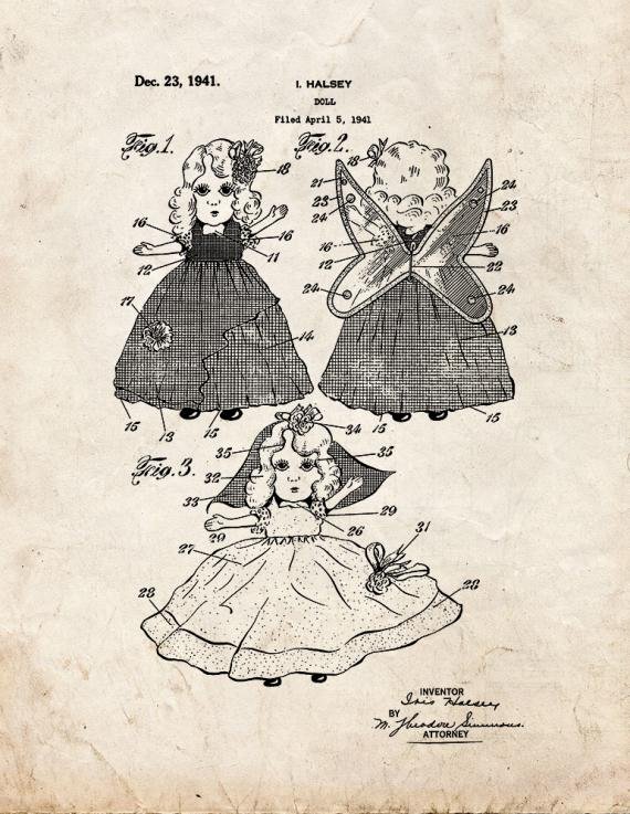 Patent Blueprint 301 1 12 A4 Photo Print