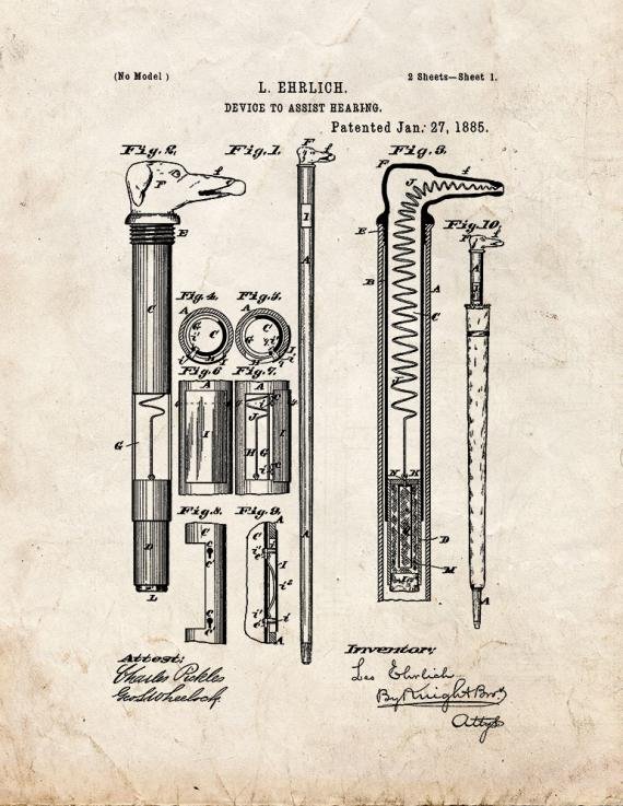 Patent Blueprint 3012 1 12 A4 Photo Print