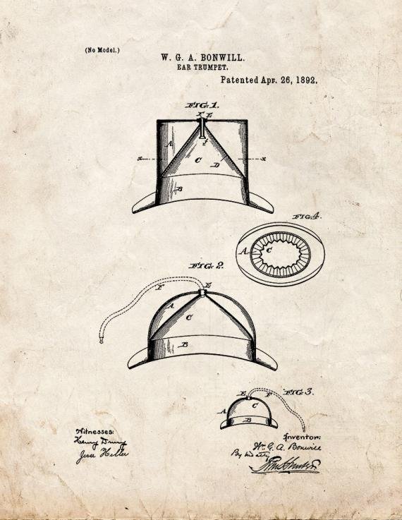 Patent Blueprint 3014 1 12 A4 Photo Print