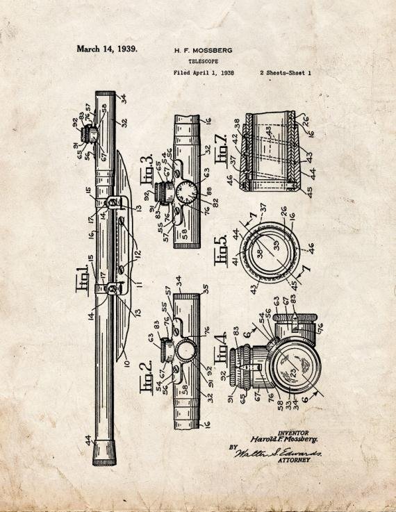 Patent Blueprint 302 1 12 A4 Photo Print