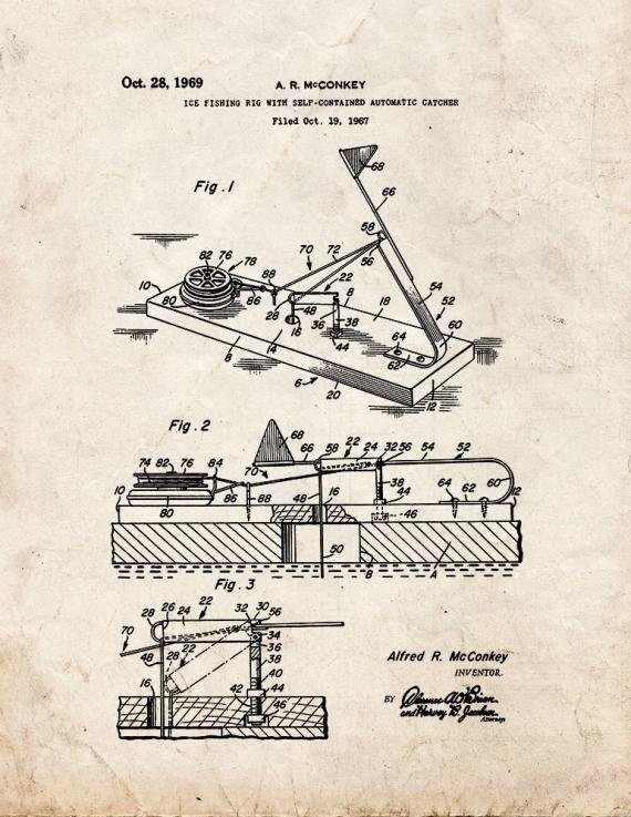 Patent Blueprint 3023 1 12 A4 Photo Print