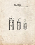Patent Blueprint 3025 1 12 A4 Photo Print