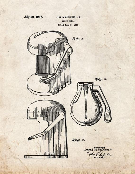 Patent Blueprint 3028 1 12 A4 Photo Print