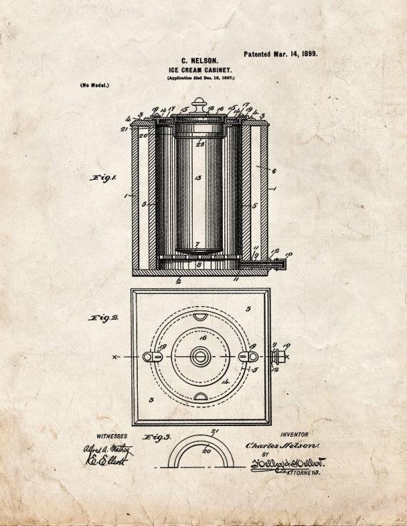Patent Blueprint 3029 1 12 A4 Photo Print