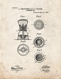 Patent Blueprint 3031 1 12 A4 Photo Print
