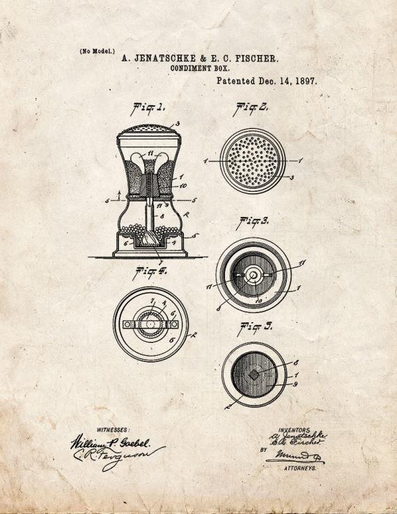 Patent Blueprint 3031 1 12 A4 Photo Print