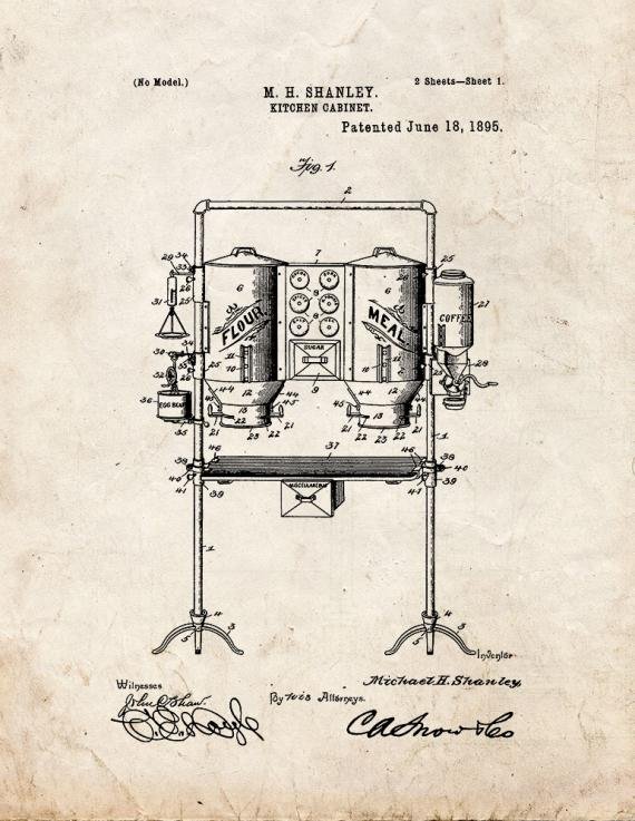 Patent Blueprint 3033 1 12 A4 Photo Print